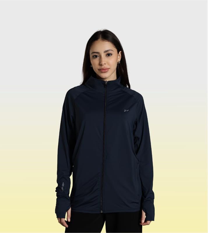 Image of Womens Sunscreen Jacket ICE Pro - UPF 50+ Cooling Jacket for Men & Women|Cool Rush Pro Tech,UV Protection,Breathable,Sweat-Wicking, Anti-Microbial, Lightweight Sun Hoodie for Outdoor Sports & Travel