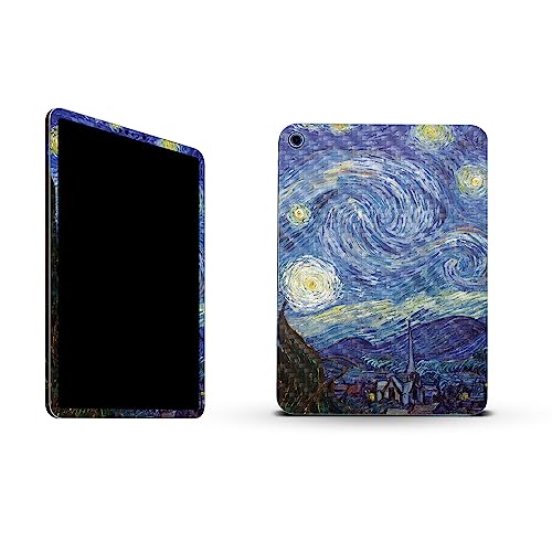 Image of MightySkins Carbon Fiber Skin Compatible with Apple iPad 10.9 inch 10th Gen (2022) Full Wrap Kit - Starry Night | Protective, Durable Textured Carbon Fiber Finish | Easy to Apply | Made in The USA