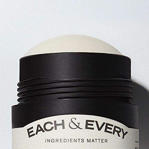Each & Every Natural Aluminum Free Deodorant for Sensitive Skin, Cruelty Free Vegan Deodorant with Essential Oils, Non-Toxic, Paraben Free, Coconut & Lime