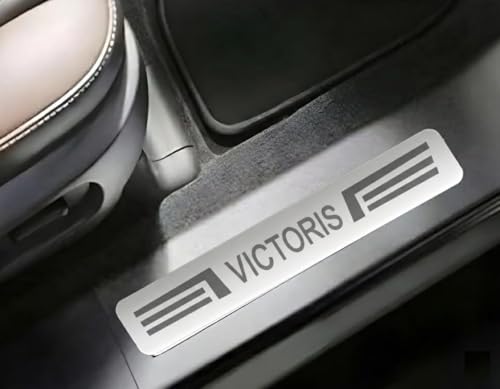 Image of Door Sill /Foot Step Stainless Steel Plates with Maruti Suzuki Victoris (Set of 4 Pcs)