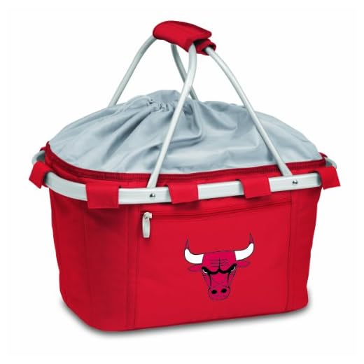 NBA Chicago Bulls Insulated Metro Basket, Red
