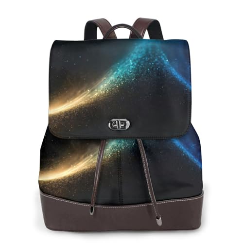 Sac à dos en cuir imprimé géométrique pour exprimer votre style unique