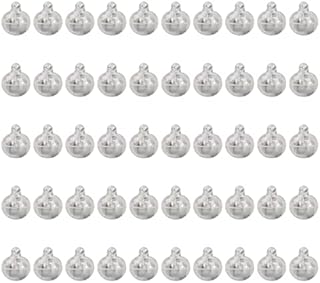 Cozlly Mini LED Lights, 50pcs Wireless Round LED Ball Balloon Lights, Individual Small Paper Lantern Lights Tiny LED Lights for Home Christmas Halloween Wedding Birthday Party Decoration (Warm Wihte)