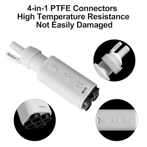 Adaptateur 4 en 1 PTFE fluide pour commutation multi-couleurs