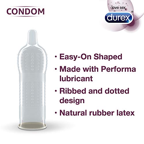 Image of Durex Condoms - 10 Count (Pack of 3, Extra Time) & Durex Mutual Climax Condoms - 10 Count (Pack of 3)
