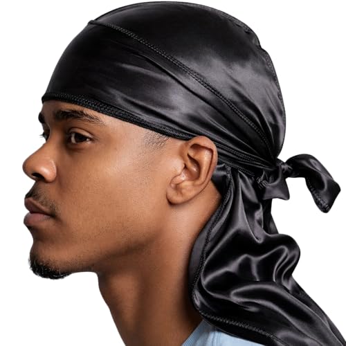 Veeta Superior Silk Durag - Smooth Silk Durag for...