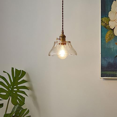 Suspension en verre créative E27 pour sublimer une pièce sombre - 2