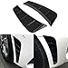Car Fender Side Cover, Easy Installation Fender Side Vents Replacement 2Pcs Gloss Black for Side Fender Vent Decoration for Car