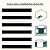 KOZYFLY Black and White Area Rug 27.5x43 Inches Striped Front Door Rug Cotton Washable Indoor Outdoor Rug Doormats Outdoor Small Striped Rugs for Kitchen Entryway Patio Front Porch Decor