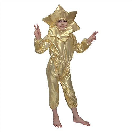 Image of Kaku Fancy Dresses Nature Costume for Kids - Star, Sun, Moon, Cloud, Water Drop, Rainbow for Boys & Girls - Annual Function /Theme Party /Stage Shows /Competition