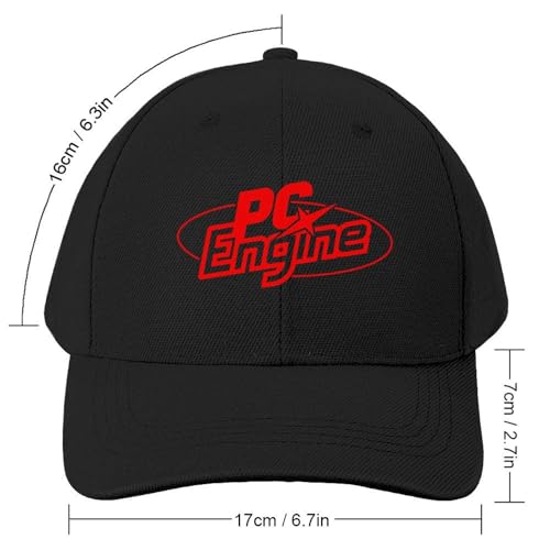 PC Engine Logo Baseball Cap ajustable style streetwear retro gaming