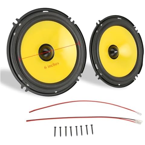 ciciglow 600W Coaxial Car Door Speakers Cover