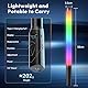 ULANZI VL119 Handheld Videoleuchte 10W, 360° Volle Farben RGB Lichtstab, Helligkeit 360Lux@0.5m, Tube Light mit 3300mAh Akku, 2500K-9000K Verstellbar für Portrait Produktfotografie