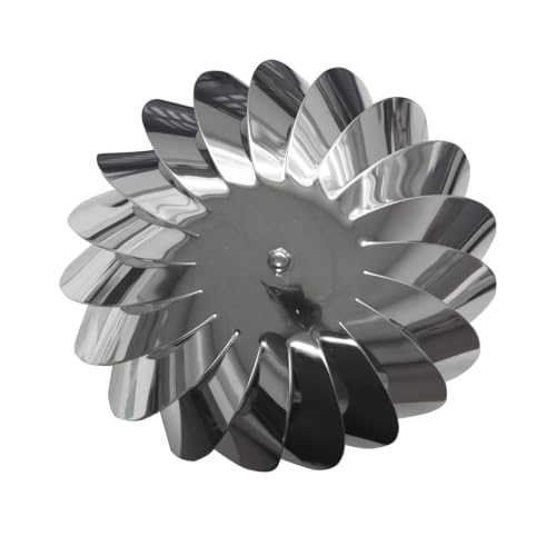 PIKAPPA 1322I Windabzug aus Edelstahl mit rundem Sockel für Rohre und Schornsteine, Ø 200 mm.