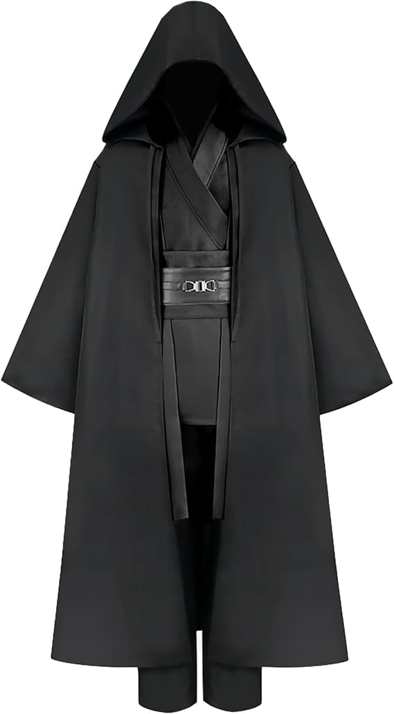 Gothden Tunic Costume Hooded Robe Knight Fancy Full Set Halloween Cosplay Masquerade Party Costume
