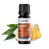 Ingweröl Naturrein - Ätherisches Öl - Therapeutische Qualität – Ingwer Öl für Aromatherapie, Aromadiffuser - Aus der Apotheke - 10 ml