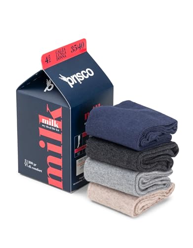 Prisco Calze Donna Caldo Cotone Confezione Regalo Originale...