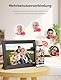 Elektronischer Digitaler Bilderrahmen WLAN Frameo - 10,1 Zoll 32GB WiFi Digitale Photo Frame 1280x800 HD IPS Touchscreen Speicher Automatische Rotation Teilen Sie Fotos und Videos Sofort Luakug