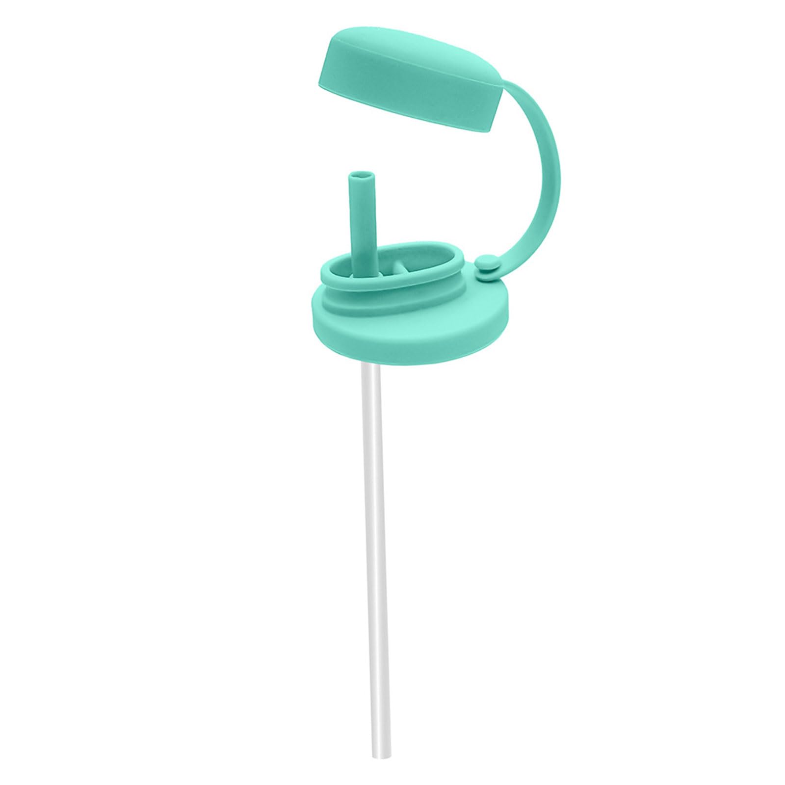 Xjdzineq Flexible Silicone Can Seal Leakproof Cover Dishwasher Safe Nonslip Grip Lid with Straw for Beverage Proof Beverage Seal Lid