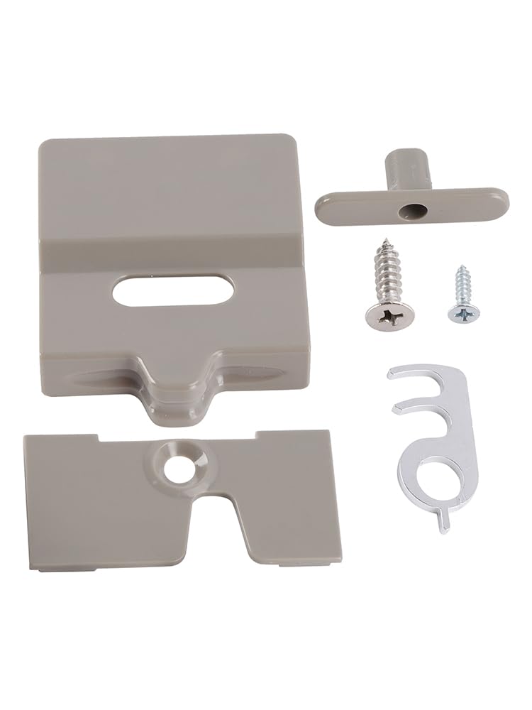 Areyourshop for Dometic Fridge Door Lock Catch for Series RM 7 Caravan & Motorhome โ 2412757805, Complete Assembly for Secure Locking, Easy Installation, Durable Replacement Part