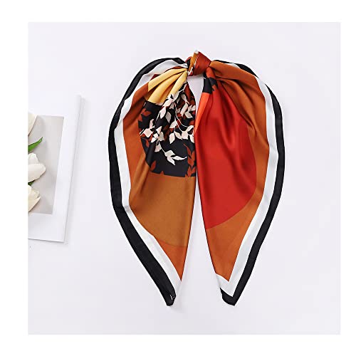 Silk women scarf female printed chiffon headwomen scarf4