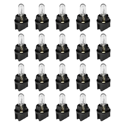 Lámparas T5 Halógenas para Tablero de 20 piezas 12V 2W