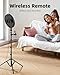 Weilisi Large Ring Light with Stand, 72“ Tripod with Ring Light, 6500K Full-Screen Ringlight Tripod for iPhone with Phone Holder, Selfie Light for Makeup, Barber, Video Recording, Photography