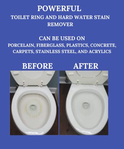 Ring King Toilet Bowl Cleaners | 64Oz Toilet Bowl Cleaner Liquid Fast Acting Bathroom Cleaner For Calcium, Water, Rust, Red Clay & Lime Stains – No Scrubbing #TOP5