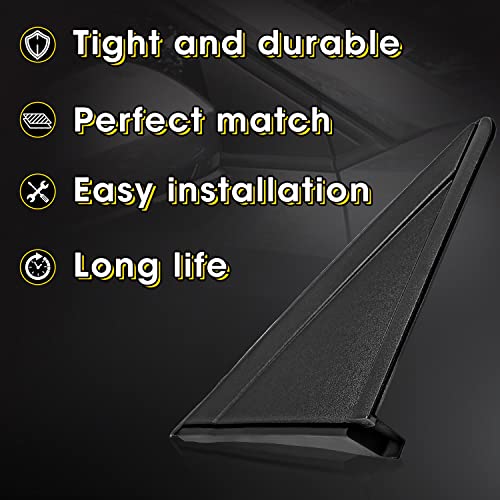 Fexhull Door Mirror Flag Applique Panel Fit For Dodge Grand Caravan Fit For Chrysler Town&Country Fit For Ram C/V Right Passenger Exterior Side View Mirror Triangle Trim #1An68Rxfaa,1An68Rxfab #TOP3
