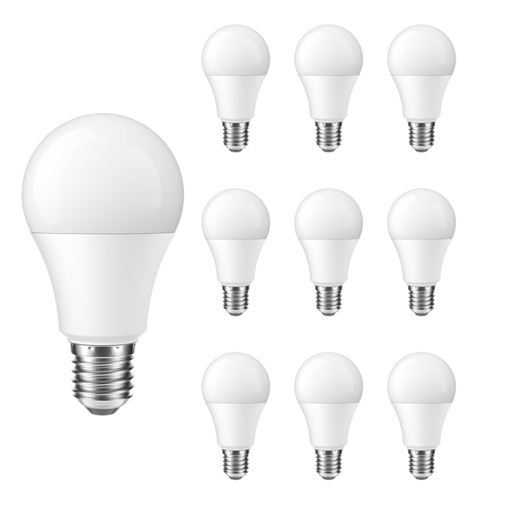 Paquete de 2/10 Bombillas de Rosca E27, Blanco cálido 3000 K, sin Ruido, Bombillas LED E27, Bombilla de Ahorro de energía de 24 W (Equivalente a 120 W), Bombilla LED no Regulable sin Parpadeo
