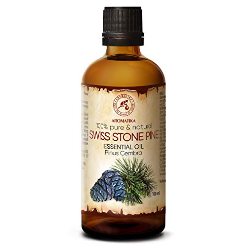 Alpen-Den Olie 100ml - Pinus Cembra - 100% Puur & Natuurlijk Essentiële Olie - Aromatherapie - Geurolie - Geurverspreider - Ontspanning - Toevoegen Aan Bad & Cosmetica - Massage - Wellness - Aroma Lamp