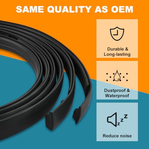 Roof Drip Molding Strip Weatherstrip Replament for Toyota Sequoia 2008-2021 by JDMON - Used condition - Image 3