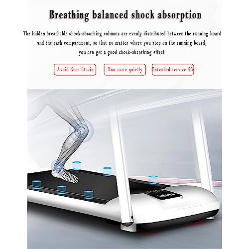 Image of Folding Treadmill, Mini Treadmill with Adjustable LCD Screen, Supports Different Running Speeds from 1-10KM /H, Covers an Area of ​​0.2 Square Meters, Suitable for Home and Office