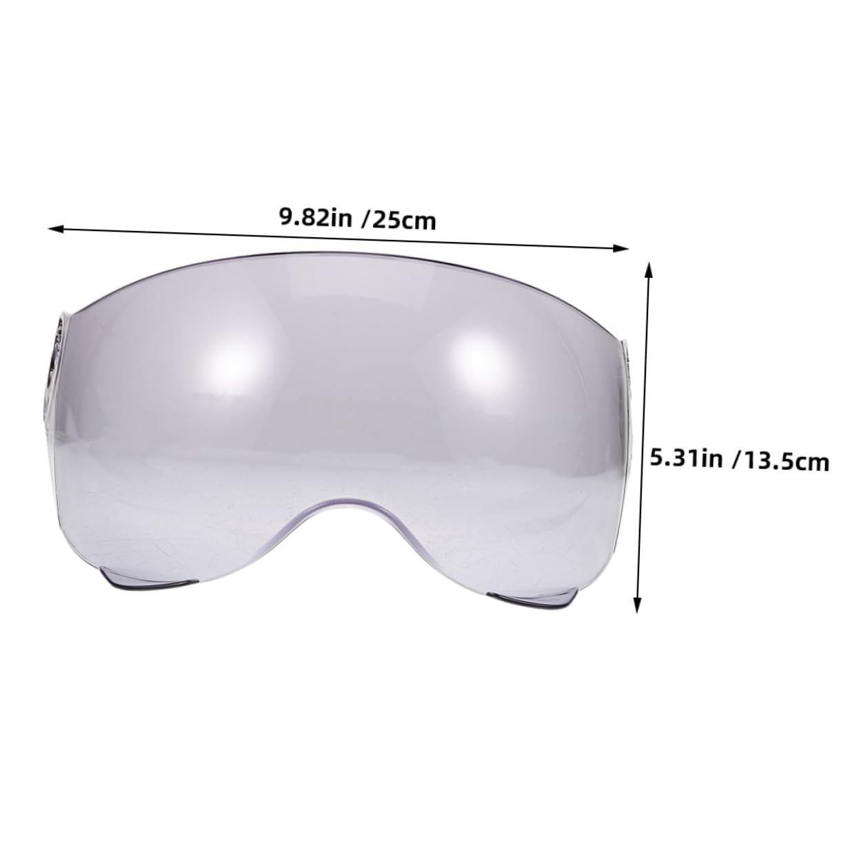 BESTonZON 2pcs Clear Plastic Lens Replacement Wind Blocker Shield for Motorcycle Scooter Easy Installation Scratch Resistant Enhanced Visibility Protective Design