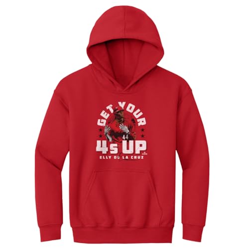 500 LEVEL Elly De La Cruz Kids Hoodie - Elly De La Cruz Cincinnati 4's Up