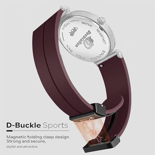 Image of DOUBLERUN Date Function White Color Silicone Strap Analog Wrist Watch for Men S 26-00-0