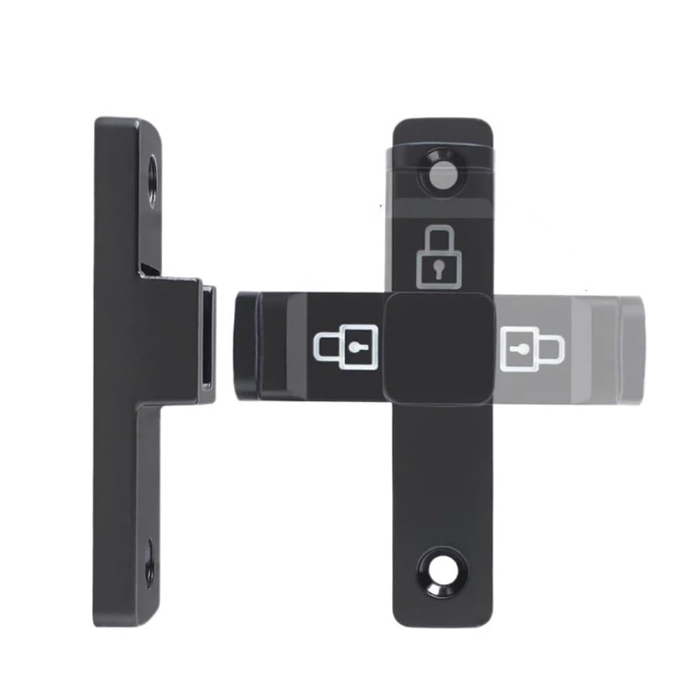 Dazhua 90-Standard Mode Portable Gate Bolt Latch, Foldable Zinc Alloy Lock For Shed Fence Cabinet(90-Standard Mode)