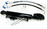 Hydraulischer Oberlenker Kat. 2-2 (570-790 mm) mit Sperrblock und Schläuchen