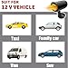 12 Volt Car Heater That Plugs into Cigarette Lighter, 150W Portable Windshield Defogger Defroster, Auto 12V heater