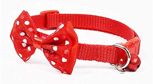 KittuPet 2.Pcs Dog Cat Pet Bowknot Cute Bow Tie Bell Adjustable Puppy Kitten Necktie Collar (Buy 1 Get 1 Free) Red (B0BRD6Q1QT) Amazon Price History, Amazon Price Tracker