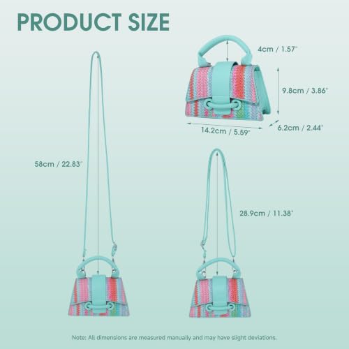 Image of Ayliss Micro Mini Crossbody Handbag Women's Purse Clutch Cute Mini Trendy Bag Top Handle PU Leather Shoulder Bag