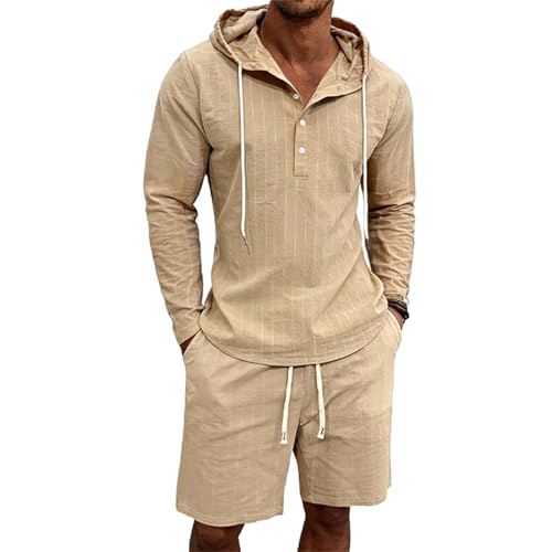 Ensemble court d'été homme en lin pour vos journées de plage et détente
