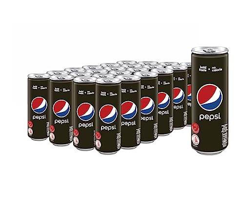 Pepsi Black Soft Drink 320ml (Pack of 24)