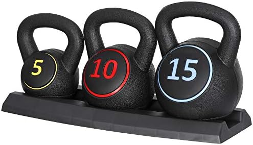 fitness hiit – Oteymart 3-Piece Kettlebell Exercise