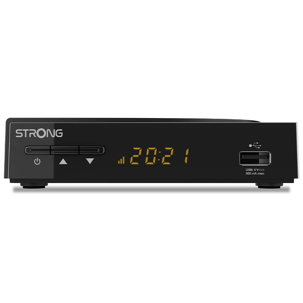 STRONG SRT 3030, receptor de cable, receptor de cable HD digital, DVB-C. Función de ahorro de energía, USB, Dolby Audio, seguridad infantil