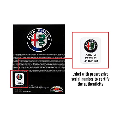 Alfa Romeo 21823 Sticker Patch Logo, 75 mm