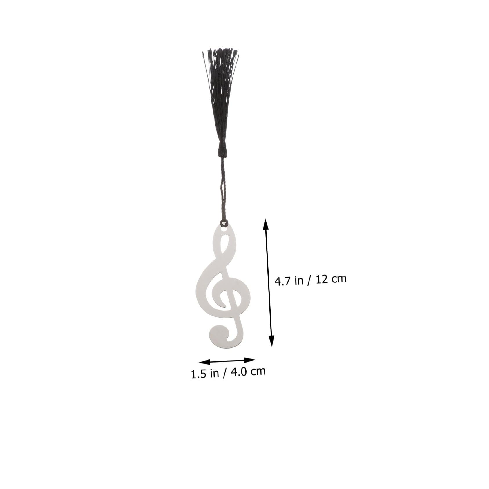 OSALADI 3 Set Segnalibro Per Note Segnalibri Per Segnalibri In Acciaio Musicali Mini Musicali Neri Segnalibro Creativo Per Feste Unici 10 pezzi*3