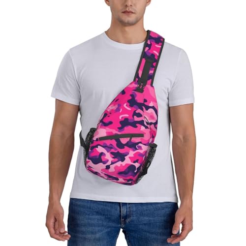 Mochila cruzada deportiva impermeable y ligera camuflaje miniatura 7
