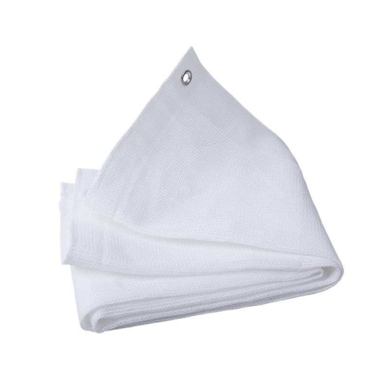 Brise vue balcon blanc 1x4m avec filet pare-soleil anti-UV pour l'ombrage de terrasse et jardin