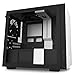 Nzxt H210 - Case da Gioco per PC Mini-Itx - Porta Tipo C USB I/O Frontale - Pannello Laterale in Vetro Temperato - Compatibile con il Raffreddamento a Liquido - Staffa per il Radiatore, Bianco/Nero